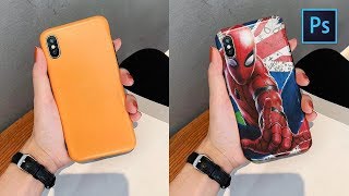 Photoshop Tutorial  How to Make Realistic Phone Case Mockup  STEP BY STEP [upl. by Morehouse]