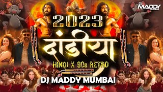 Dandiya 2024  Hindi amp Retro  DJ Maddy Mumbai  Nonstop Garba Dj Song  Trending Songs [upl. by Ekle907]