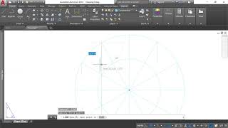 Constructing an ellipse using the concentric circle method [upl. by Cristen]