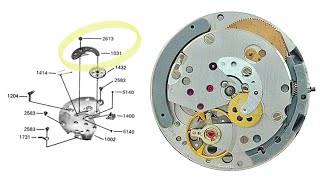 Lemania Cal5100 Disassemble [upl. by Eatnuahc165]