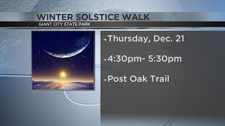 Giant City State Park Hosting Winter Solstice Walk on December 21 [upl. by Abelard]