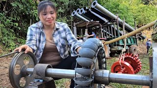 Full Video Buy 200mm water pipe and 10kva generator to install on waterfall [upl. by Adnwahsat]