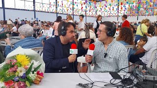 El compañero de los medios Antonio Márquez también estuvo en la Fiesta de la Chanfaina de Totalán [upl. by Leif56]