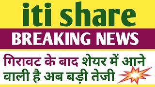 iti share latest news today । iti share analysis today [upl. by Kronick]