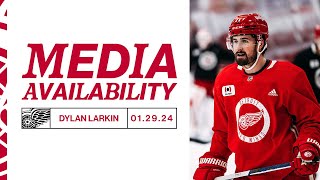 Dylan Larkin Practice Updates  Jan 29 2024 [upl. by Forrer]