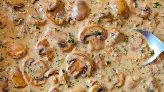 Creamy Mushroom Sauce Recipe [upl. by Aneeres66]