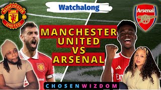 Manchester United Fan vs Arsenal Fan Watchalong  manunited arsenal [upl. by Kent]