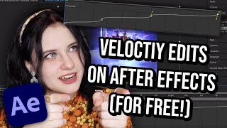 HOW TO DO A VELOCITY EDIT IN AFTER EFFECTS UPDATED WITH FREE VERSION [upl. by Lertnahs]