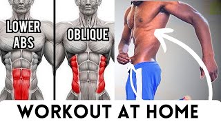 Get Killer Lower Abs With These Workout Routines NO EQUIPMENT LOWER ABS WORKOUT  OBLIQUE WORKOUT [upl. by Neelya]