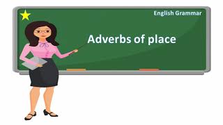 Lesson 24  English grammar  Adverbs of place [upl. by Rokach668]