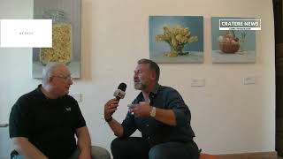 Intervista allartista Vincenzo Iacobelli al Pam di Parete [upl. by Snashall846]