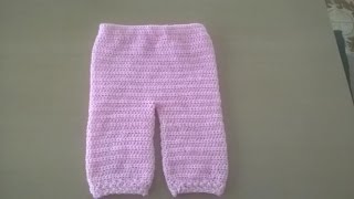 Pantalón de Bebé en crochet o ganchillo [upl. by Dennie]