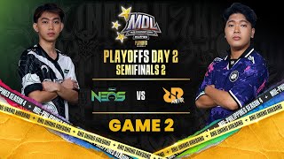 MDL PH S4  POD2  OMGN VS RRQ  GAME 2 [upl. by Bradwell]