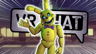 SPRINGBONNIE IS TROLLING EVERYONE IN VRCHAT  FNAF Into the Pit  Funny moments [upl. by Zaccaria]