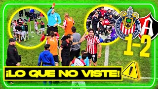 ⚠️ Se brincó la afición Pleito y Reacción de jugadores en el Chivas vs Atlas del PlayIn [upl. by Sayres]