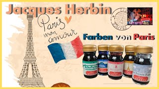 153 Jacques Herbin Tinten Set  Les couleurs de Paris [upl. by Ecyar]