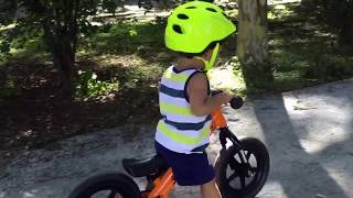 Little biker evolution 1 to 3 yrs old  Strider Balance Bike [upl. by Annola]