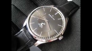 ZENITH Elite Ultra Thin Hennessy 250 years Limited Edition Steel Automatic Watch Demonstration [upl. by Joly]