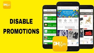 How To Disable Promotions Notifications On DHgate App [upl. by Edwards]