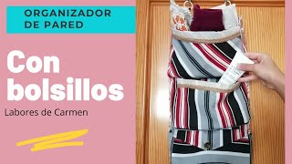 Como coser un organizador de tela colgante  CON BOLSILLOS [upl. by Azzil]