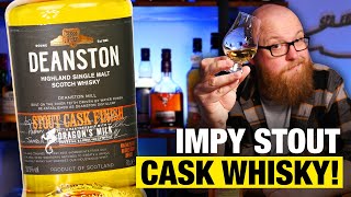 505 Imperial Stout Cask Aged Whisky Deanston Dragons Milk Scotch Review [upl. by Obe]