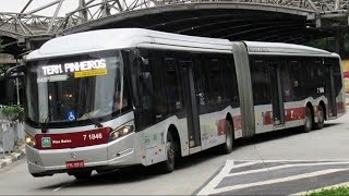 Caio Millennium BRT O500UDA Voith Prefixo 7 1846 Linha 609F Chác Santana x Term Princ Isabel [upl. by Lear83]