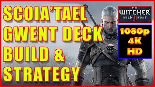 Witcher 3  Scoiatael Gwent Deck Build Strategy  4K Ultra HD [upl. by Flagler]