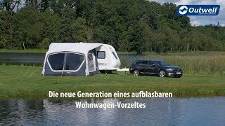 Outwell Aufblasbare Wohnwagen Vorzelte 2018  Innovative Family Camping [upl. by Doelling309]