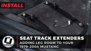 Mustang Install 19792004 Mustang Seat Track Extenders [upl. by Petracca]