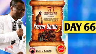 MFM 70 Days Prayer and Fasting 2024 Dr Olukoya Prayer Points Day 66 of 70 Midnight Prayer [upl. by Anirahtak]