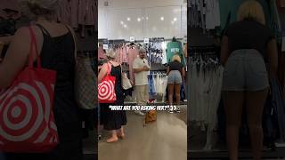 Random Lady Gets Silent 🤫🤣 shorts youtubeshorts [upl. by Yelnik]