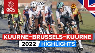 Late Drama At Kuurne  KuurneBrusselsKuurne 2022 Highlights [upl. by Yleoj]