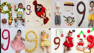 9 Month Baby Photoshoot ideas at Home  Nine Month Baby Photoshoot  9th Month Baby Photography idea [upl. by Asyal784]