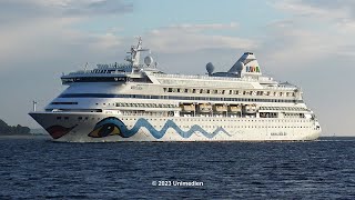 AIDAvita  the awesome beautiful ship horn of the AIDA Cruises cruise ship  4KQualityVideo [upl. by Adnahcir]