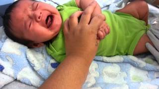 Baby Noah 2 month old baby shots vaccine 2021 what to expect two month old checkup [upl. by Aninaj571]