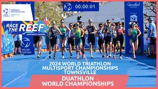 Race Highlights  2024 World Duathlon Championships  Elite amp U23 Womens Race [upl. by Kobe]