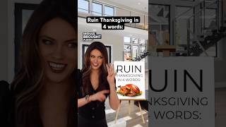 Play Along “Ruin Thanksgiving in 4 words” millennials relatable nostalgia [upl. by Htaras281]