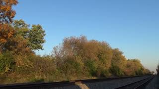 Amtrak 7 thru Pewaukee WI today w332  309 10min late [upl. by Abigael]