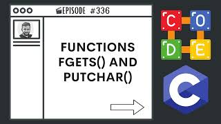 Functions fgets and putchar  Ep 336  C Programming Language [upl. by Monjan]