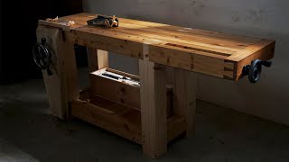 Roubo Workbench 100 years old beams [upl. by Nessej]