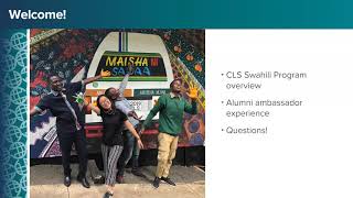 CLS Swahili Information Session [upl. by Naasar]