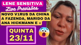 LENE SENSITIVA LIVE com Novas Previsões QUINTA 231123 💖✨ [upl. by Lanor]