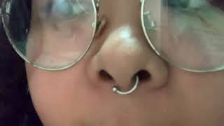 HOW TO Flip Septum Jewellery UpDown For small nostrils or flat noses [upl. by Anialeh]