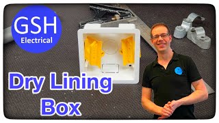 How to Fit Boxes for Sockets or Switches in Stud Walls Dry Lining Box or is it a Faster Fix Box Joe [upl. by Davilman]