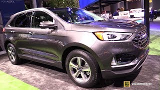 2019 Ford Edge SEL  Exterior and Interior Walkaround  Detroit Auto Show 2019 [upl. by Musa]