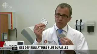 Première médicale canadienne  un nouveau défibrillateur plus performant [upl. by Rebmit456]