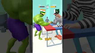 arm wrestling competition India vs Pakistan 💪💪😱 power viral short 😱💪 [upl. by Resee]