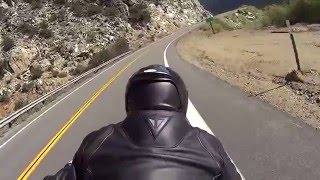 Passing Cars on Tioga Pass Tandem Mountain Bike run 67mph 2015 [upl. by Brunell]