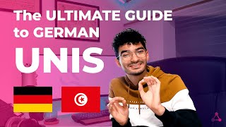 Universities in Germany 🇩🇪 The ONLY guide you need For Tunisians 🇹🇳 [upl. by Enifesoj]