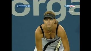 Maria Sharapova vs Li Na US Open 2006 summary [upl. by Llieno]